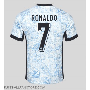 Portugal Cristiano Ronaldo #7 Replik Auswärtstrikot EM 2024 Kurzarm
